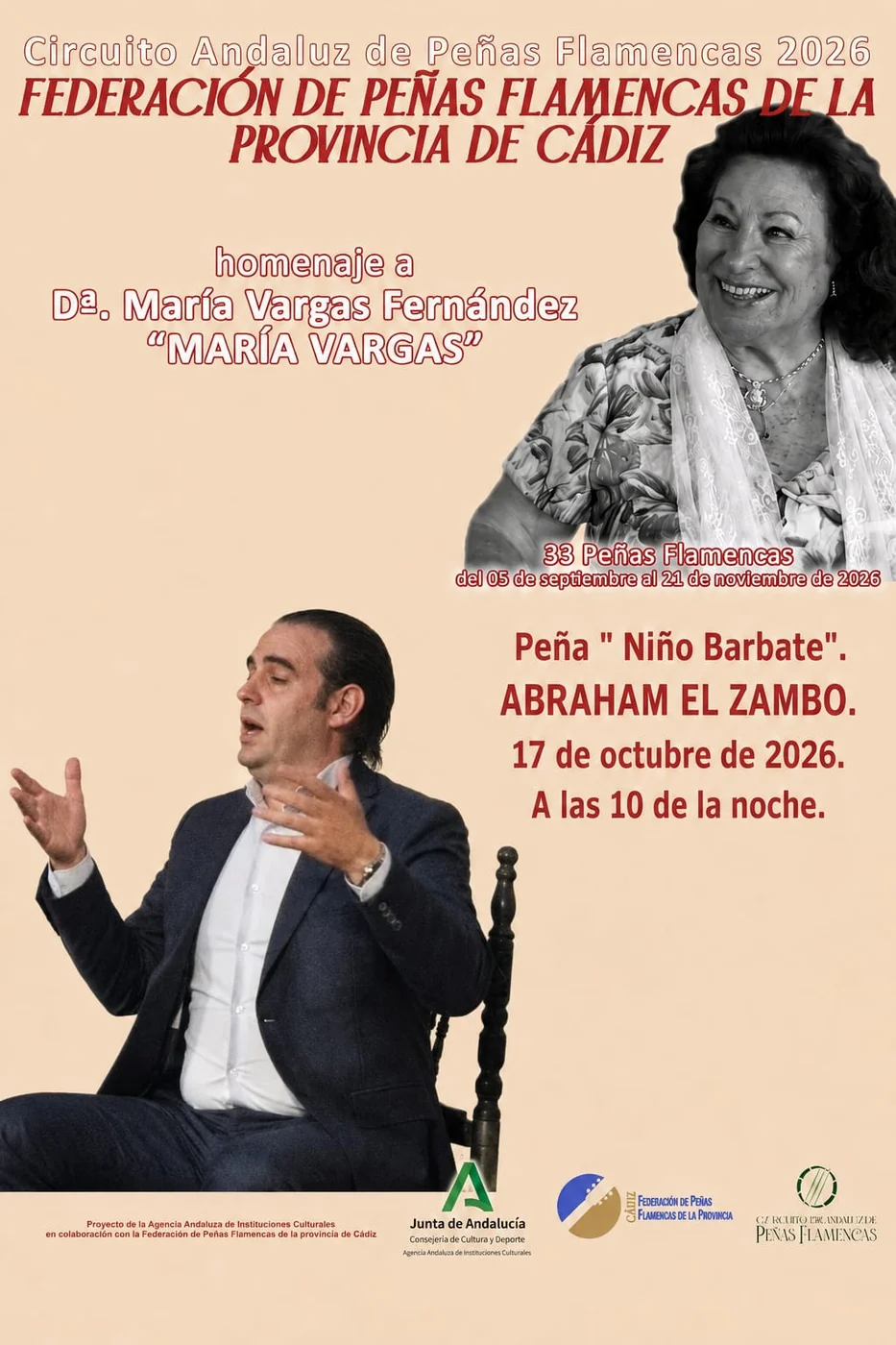 Abrahán El Zambo · Cante — Circuito Andaluz 2026