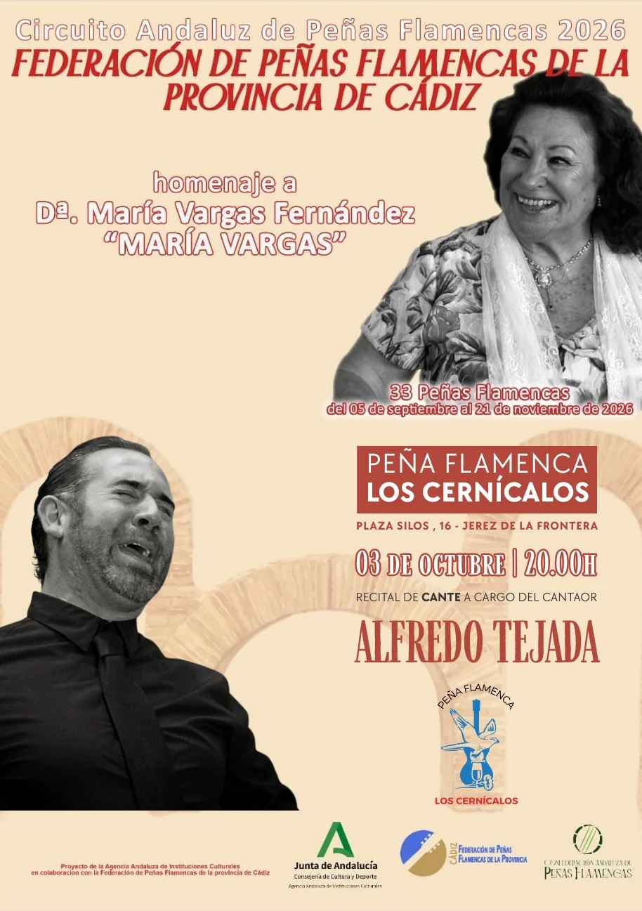Alfredo Tejada · Cante — Circuito Andaluz 2026