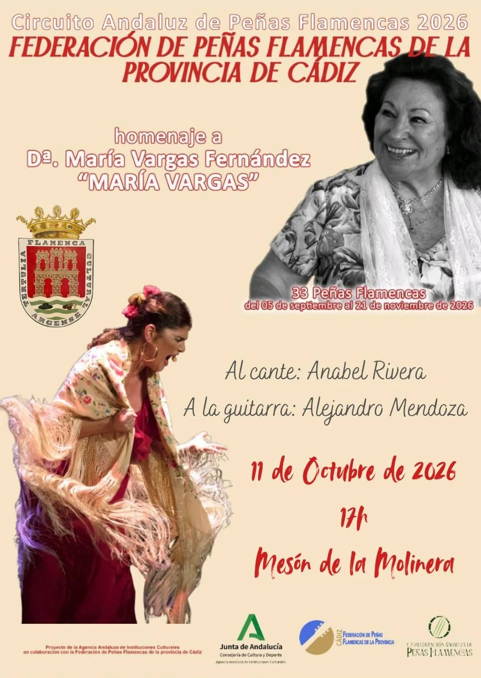 Anabel Rivera · Cante — Circuito Andaluz 2026