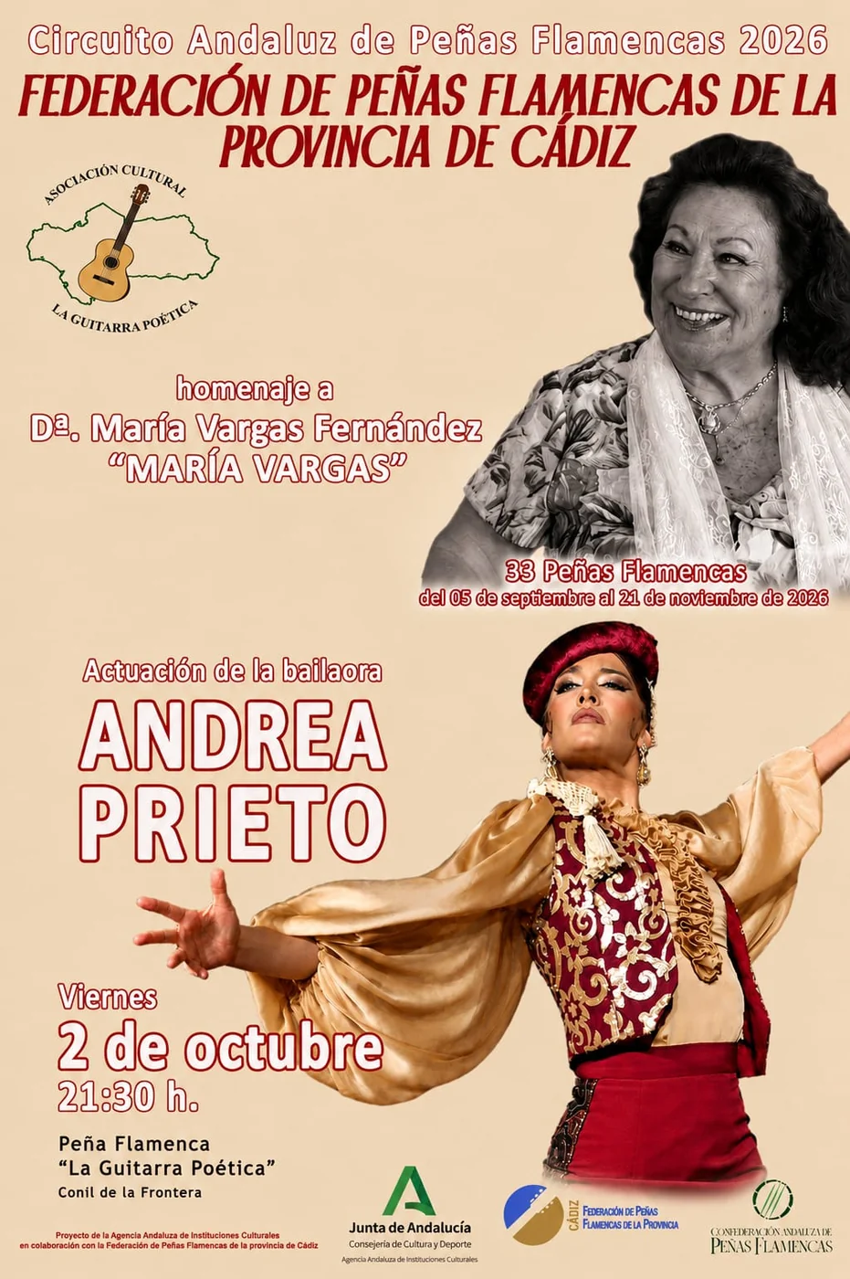 Andrea Prieto · Baile — Circuito Andaluz 2026