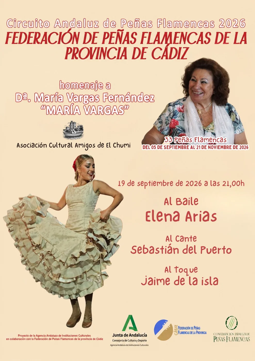 Elena Arias · Baile — Circuito Andaluz 2026