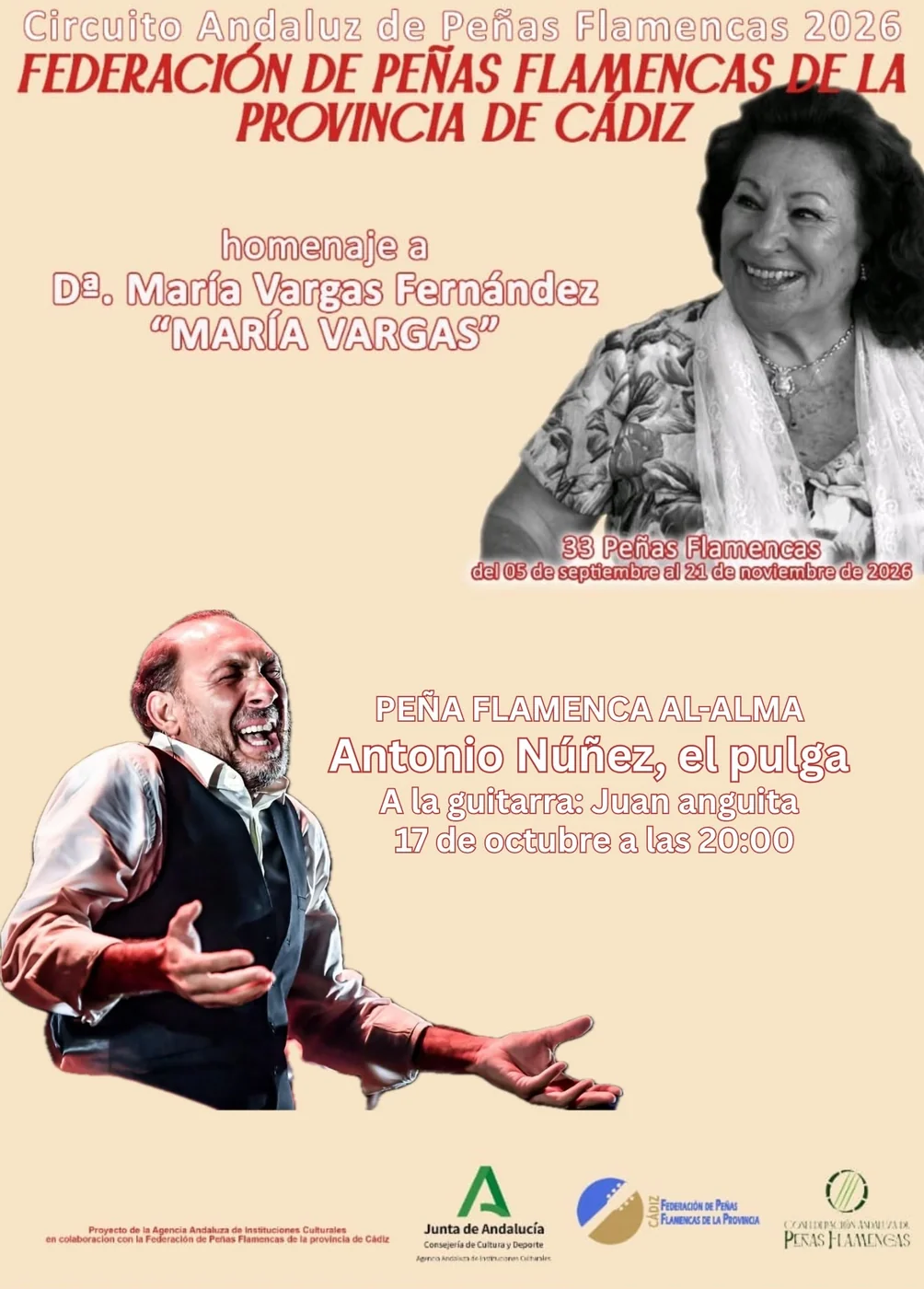 José Antonio "El Pulga" · Cante — Circuito Andaluz 2026