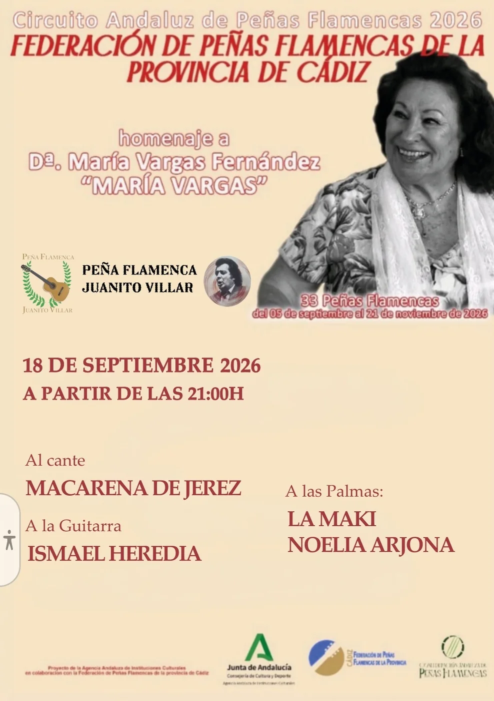 Macarena de Jerez · Cante — Circuito Andaluz 2026