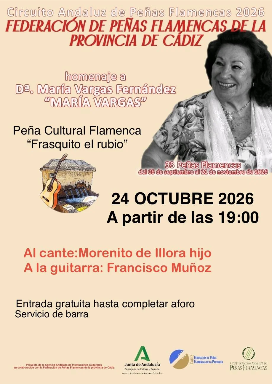 Morenito de Illora Hijo · Cante — Circuito Andaluz 2026
