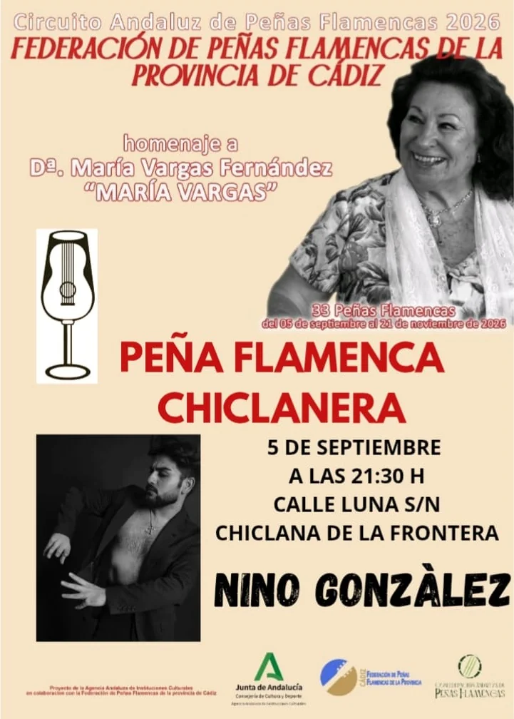 Cartel — Nino González · Baile — Circuito Andaluz 2026