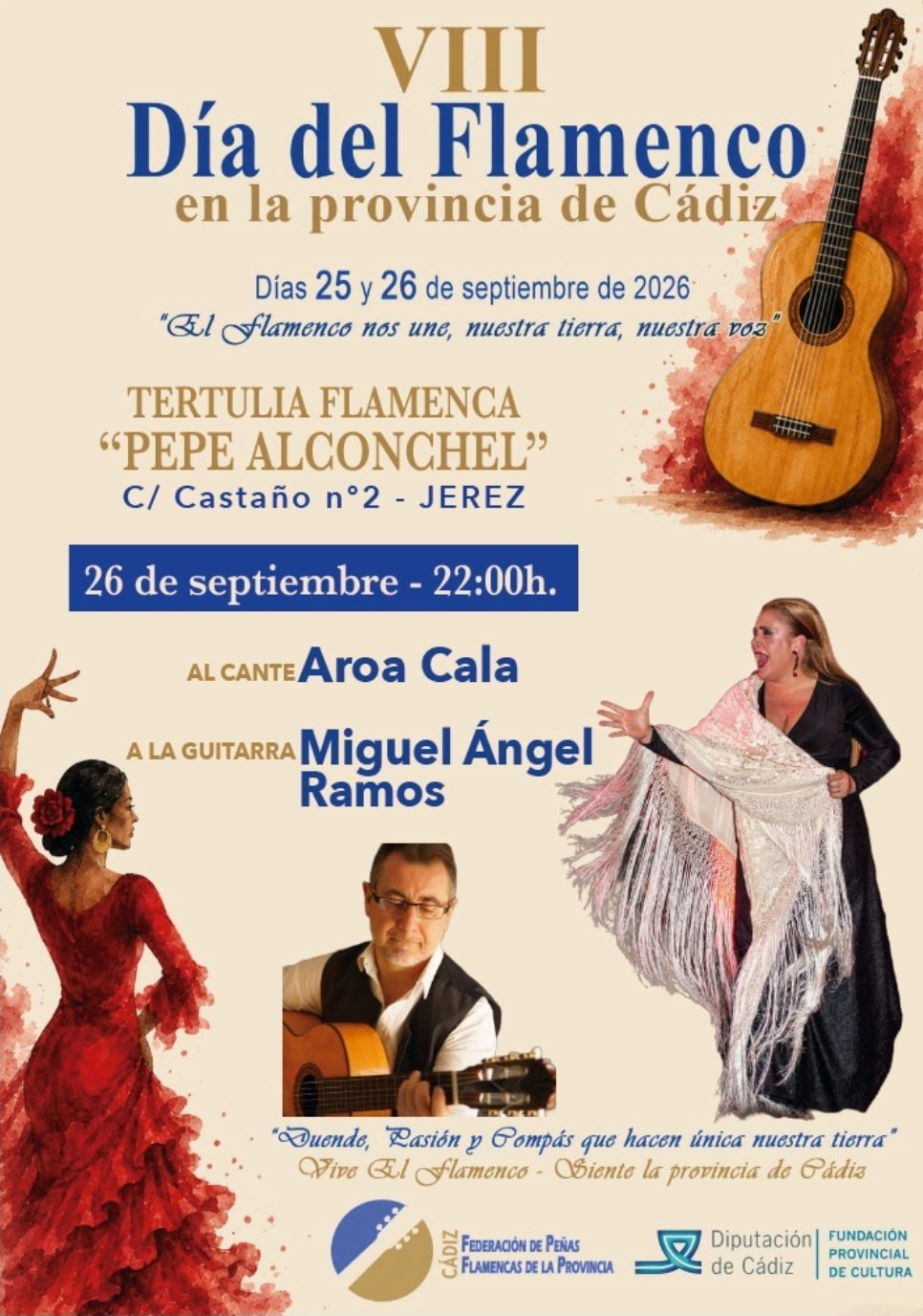 Aroa Cala · Cante — VIII Día del Flamenco 2026