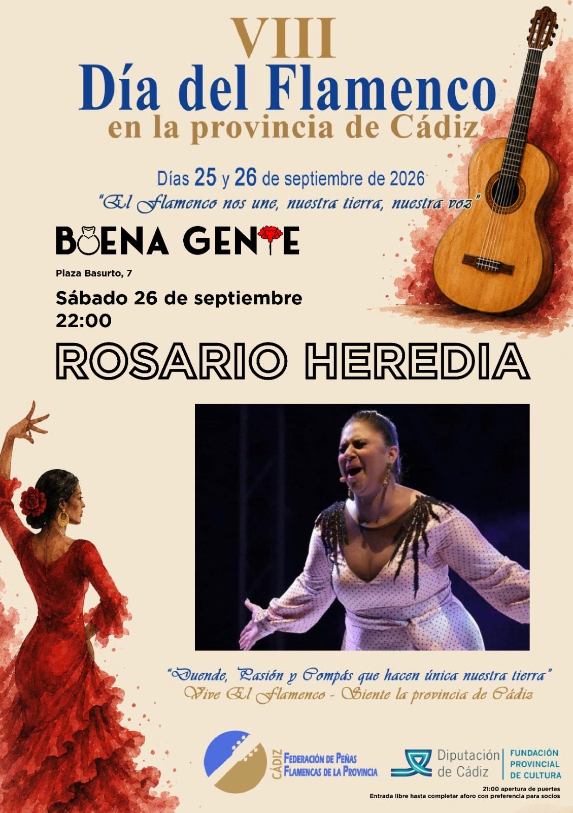 Rosario Heredia · Cante — VIII Día del Flamenco 2026