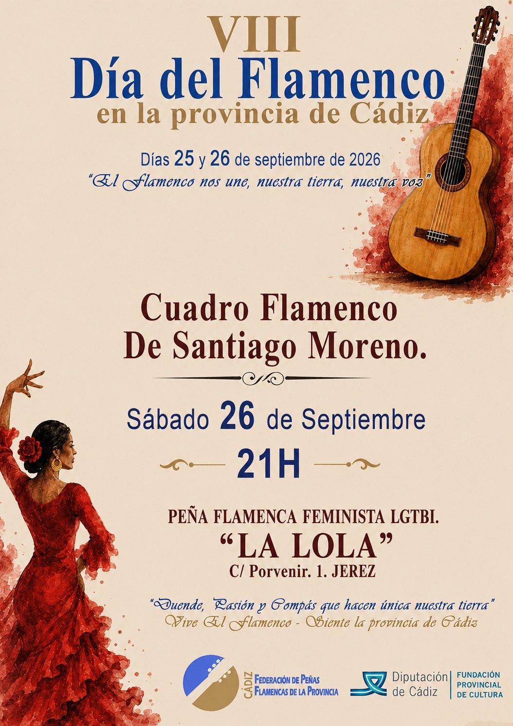 Santiago Moreno · Guitarra — VIII Día del Flamenco 2026