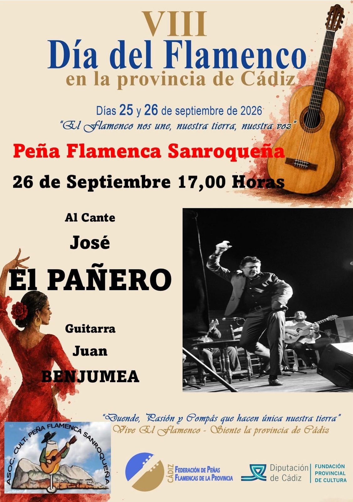 José El Pañero · Cante — VIII Día del Flamenco 2026